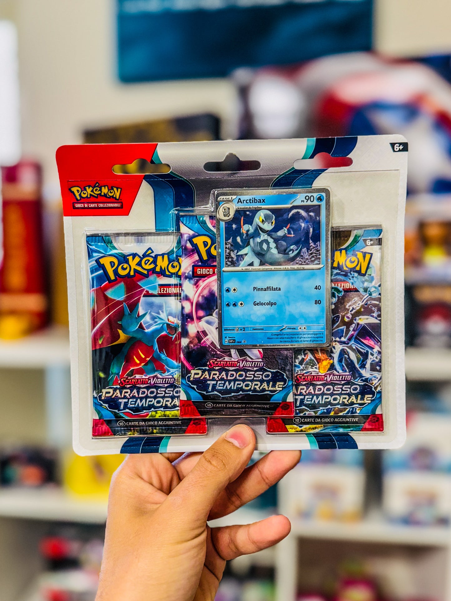 Pokémon Scarlatto e Violetto Paradosso Temporale Blister 3 Pacchetti ITA