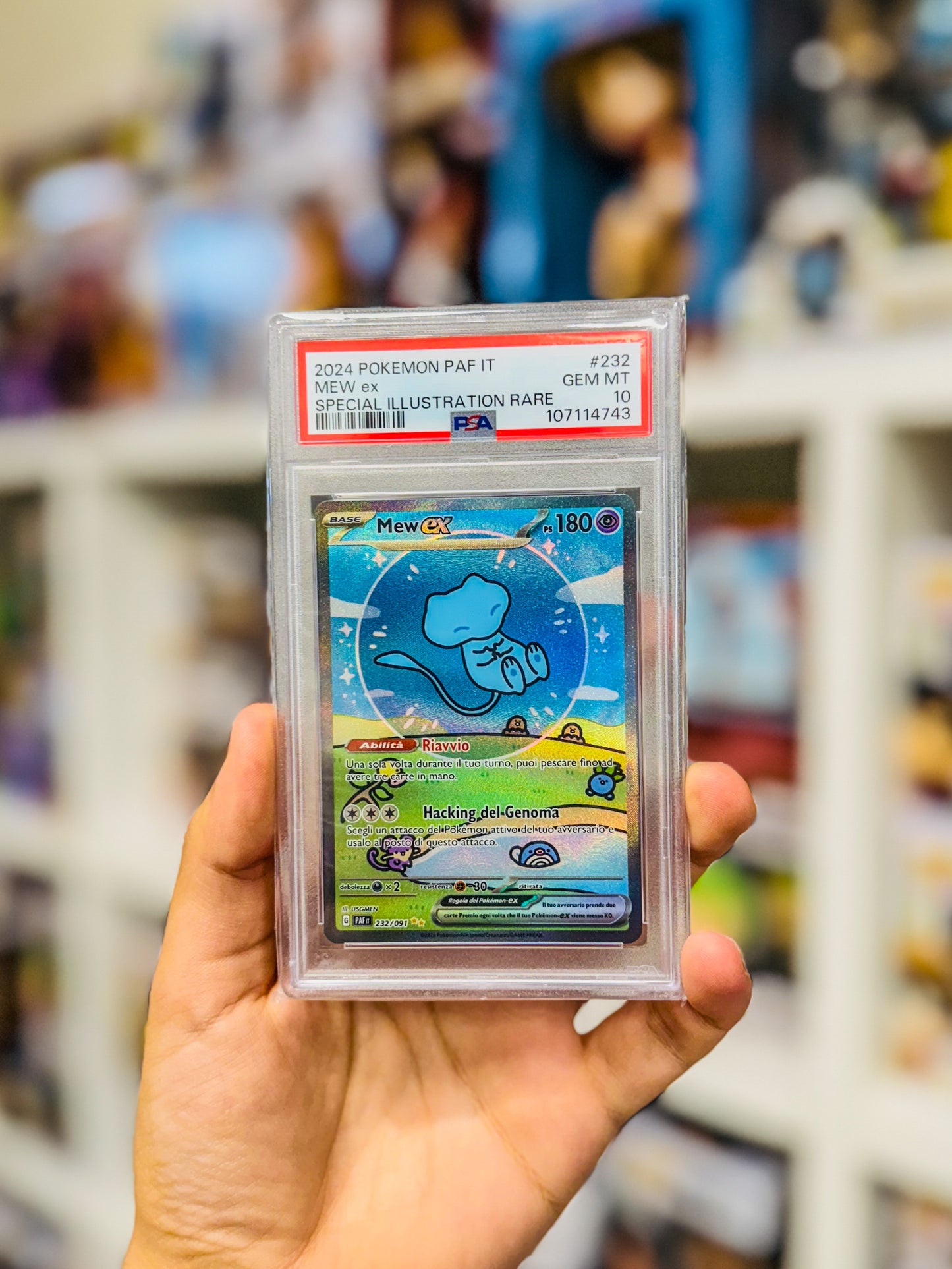 Pokémen Mew Ex 232 Destino Di Paldea PSA 10 ITA