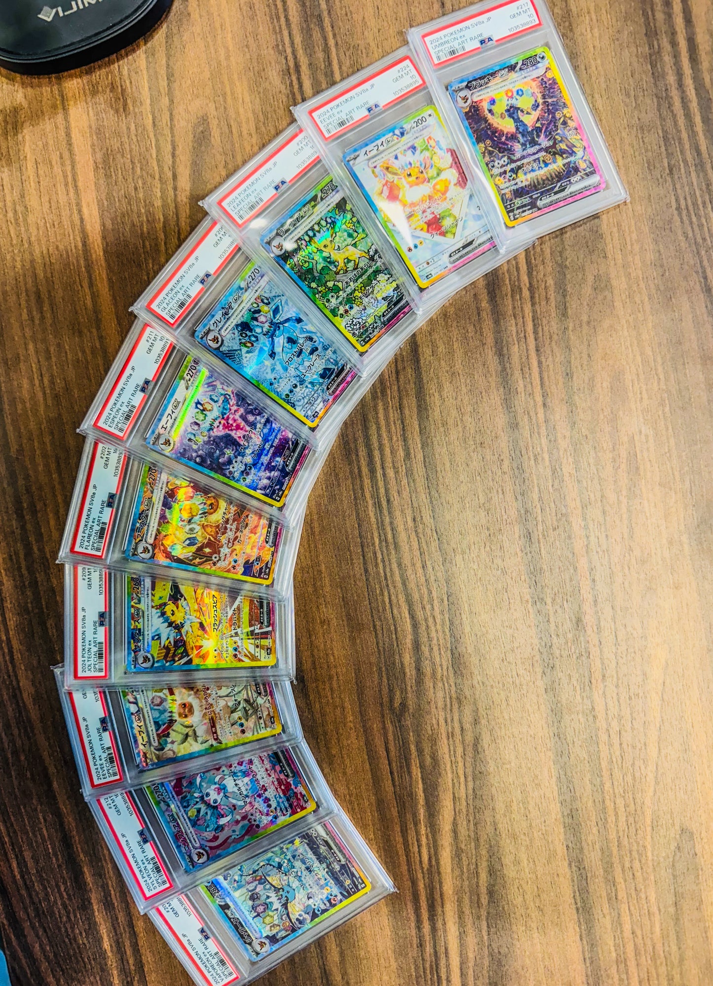 Pokémon Psa 10 Sequenziali Evoluzioni Eevee JAP