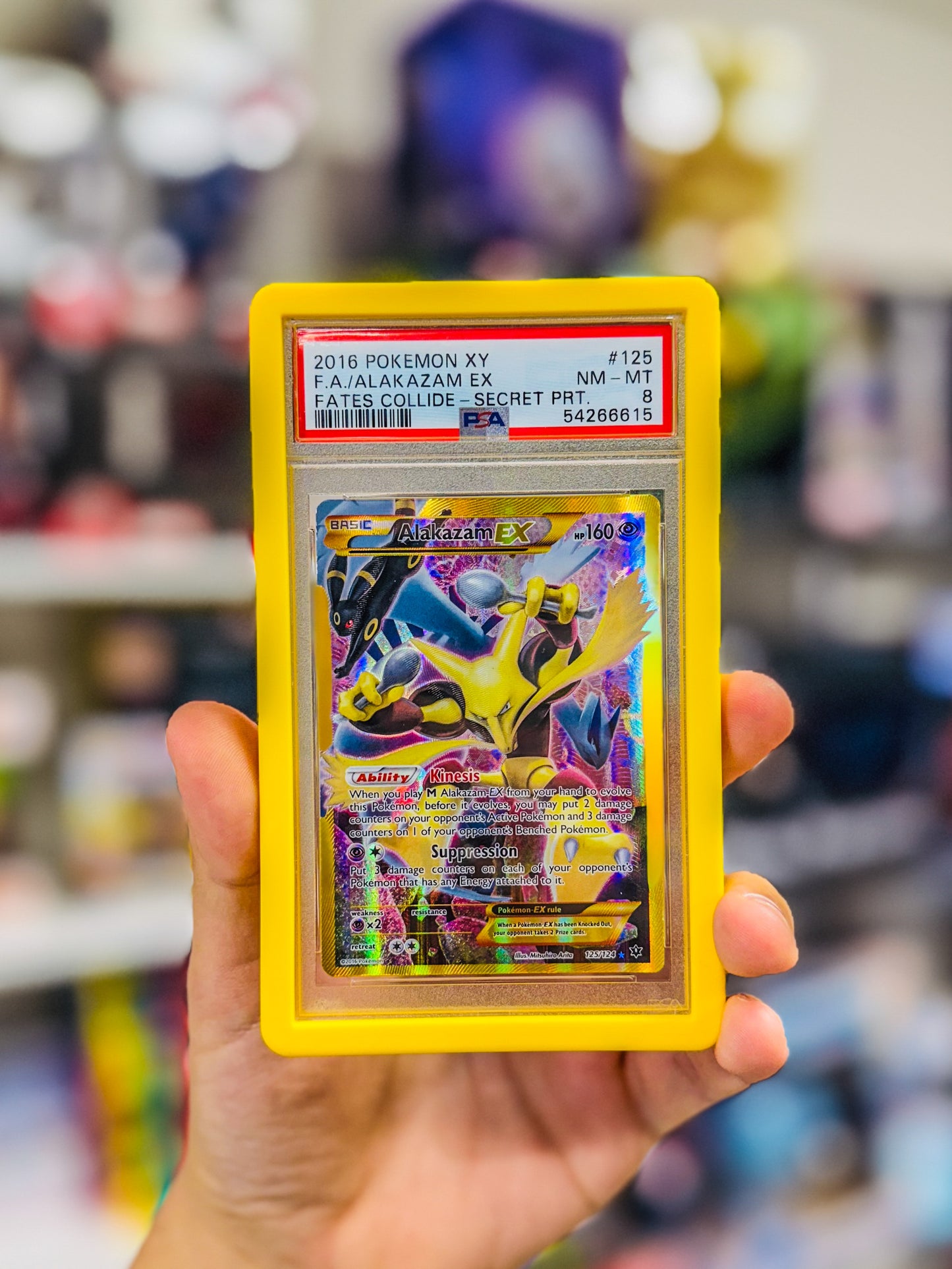 Pokémon Alakazam EX 125 ENG PSA 8