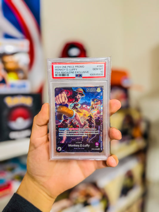 One Piece Card Game Monkey D. Luffy 060 Promo PSA 10